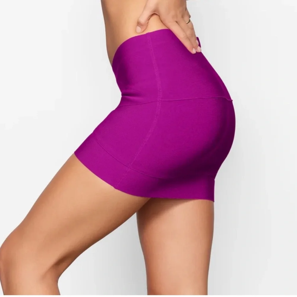 SKIMS Knit Bandage Beachwear Skirt Sz S Color-Lollipop
